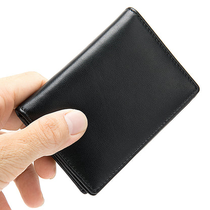 メンズ短財布羊皮韩国ファッション小銭入れカード入れ多機能男性用ウォレット